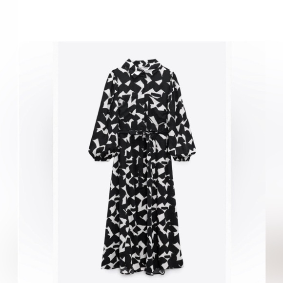 Printed midi dress - Picture 1 of 5